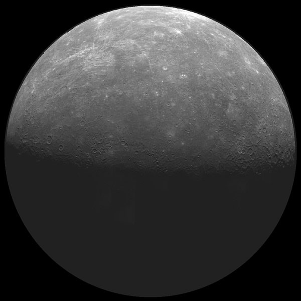 planeta mercurio canvas