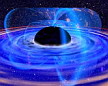 Astronomia: Dibujo de un agujero negro