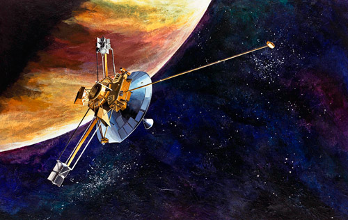 Sonda Pioneer 10 en Mercurio
