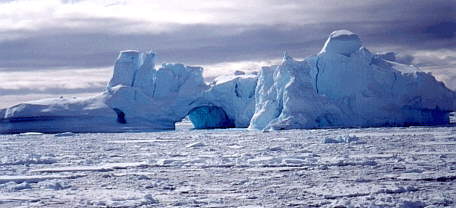 Los casquetes polares y la capa de hielo continental