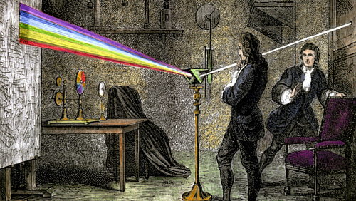 Experimento de Newton con la luz