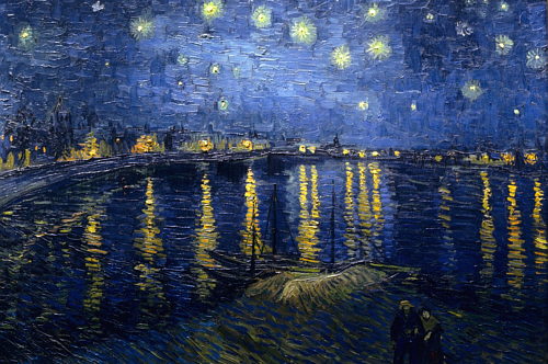Noche estrellada sobre el Ródano, de Vincent Van Gogh
