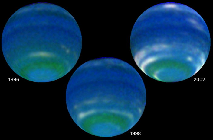 Fotos d'Astronomia canvi d'estació al Neptú