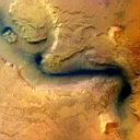 Foto de l'evidència d'aigua a Mart