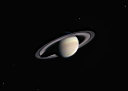 Foto de Saturno en color veritable