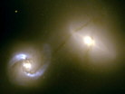 Ampliar foto: Conductes de matèria entre galàxies