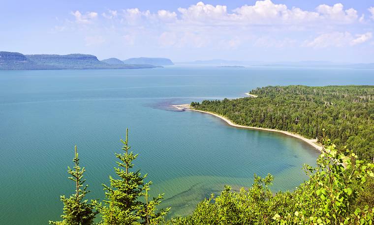 El lago Superior, en Ontario