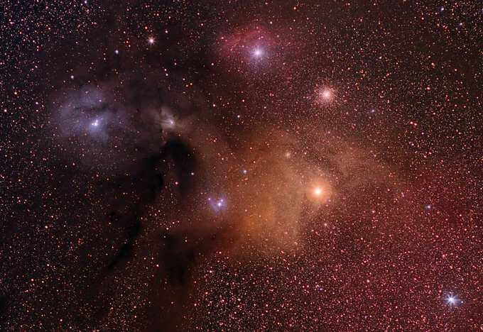 Antares, en la constelación de Escorpio