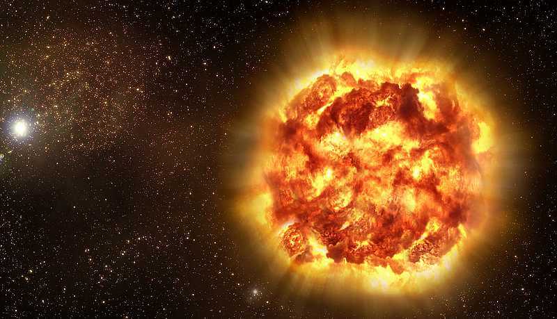 Tarjeta postal Mínimo Largo Cómo explota una supernova