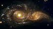 Colisión entre galaxias