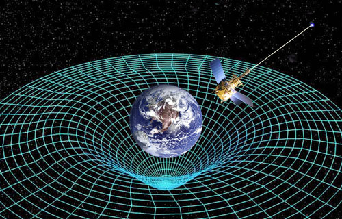 La gravedad origina una curvatura en el espacio-tiempo