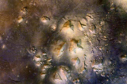 Imagen tomada por el orbitador Mars Global Surveyor