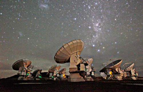 Radiotelescopios en Atacama, Chile