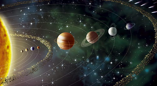 Planetas y astros menores del Sistema Solar
